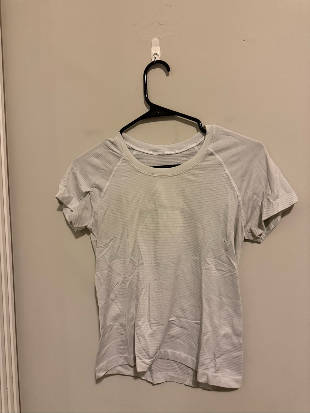 lululemon athletica White Short-Sleeve Performance Tee